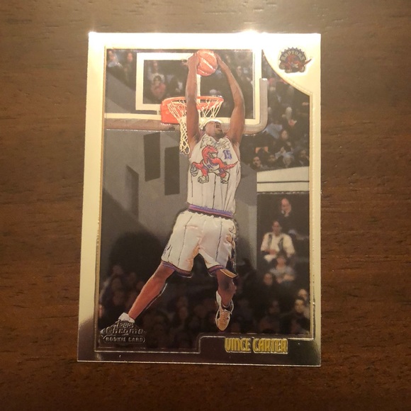Vince Carter Topps Crome Rookie Card - Picture 1 of 2